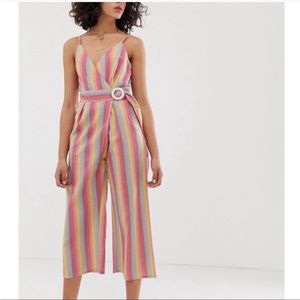 NWT Anthropologie Moon River cropped jumpsuit